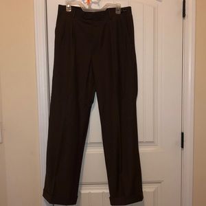 Men Inserch Brown Dress Pants - 32X32